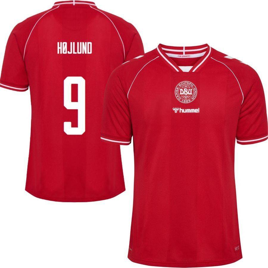 Danmark Hjemmebanetrøje 2026/27 Pro Player Edition HØJLUND 9 - Hummel