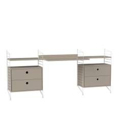 String - String Arbejdsplads C Beige Hvid - Hylder - Nils Strinning - Beige,Hvid