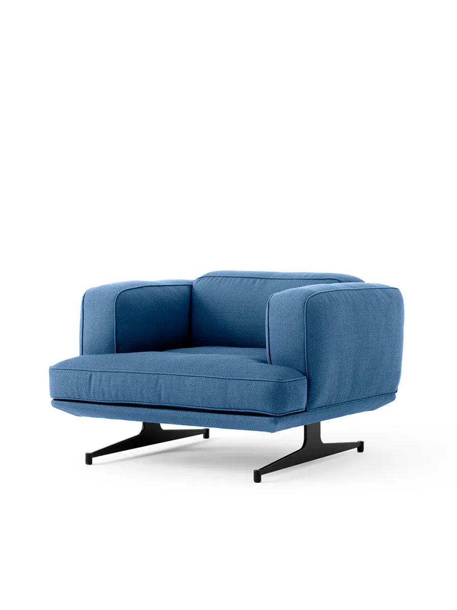 Inland AV21 Lounge Chair fra &Tradition Vidar 733 - sort stel - Jacobsen Plus