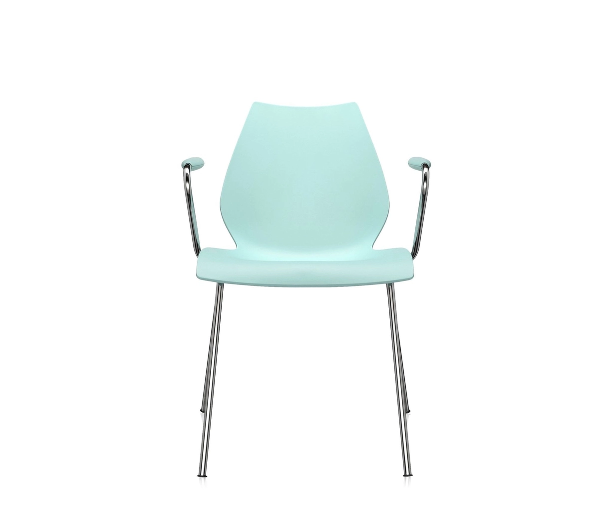 Kartell Maui Stol - Med Armlæn - 2 stk. - Light Blue