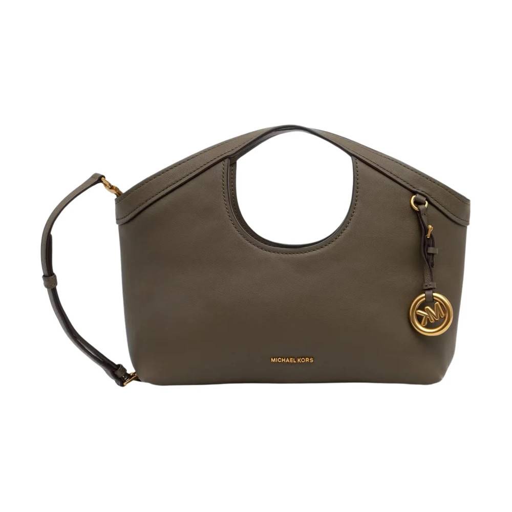 Michael Kors Haddie Mellem Håndtaske - Tasker - Dame - Grøn - ONE SIZE - Uld