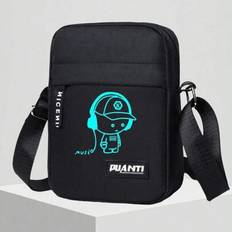 Liten messengerväska för män, Mini liten axelväska med en axel, Liten Messenger-ryggsäck, Lätt messengerväska, Multifunktionell, Vattentät, Lämplig fö - Multifärgad (En-Storlek)