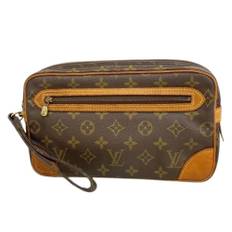 Louis Vuitton Vintage, Vintage , Herre, Brun, ONE SIZE, Pre-owned Stof louis-vuitton-tasker