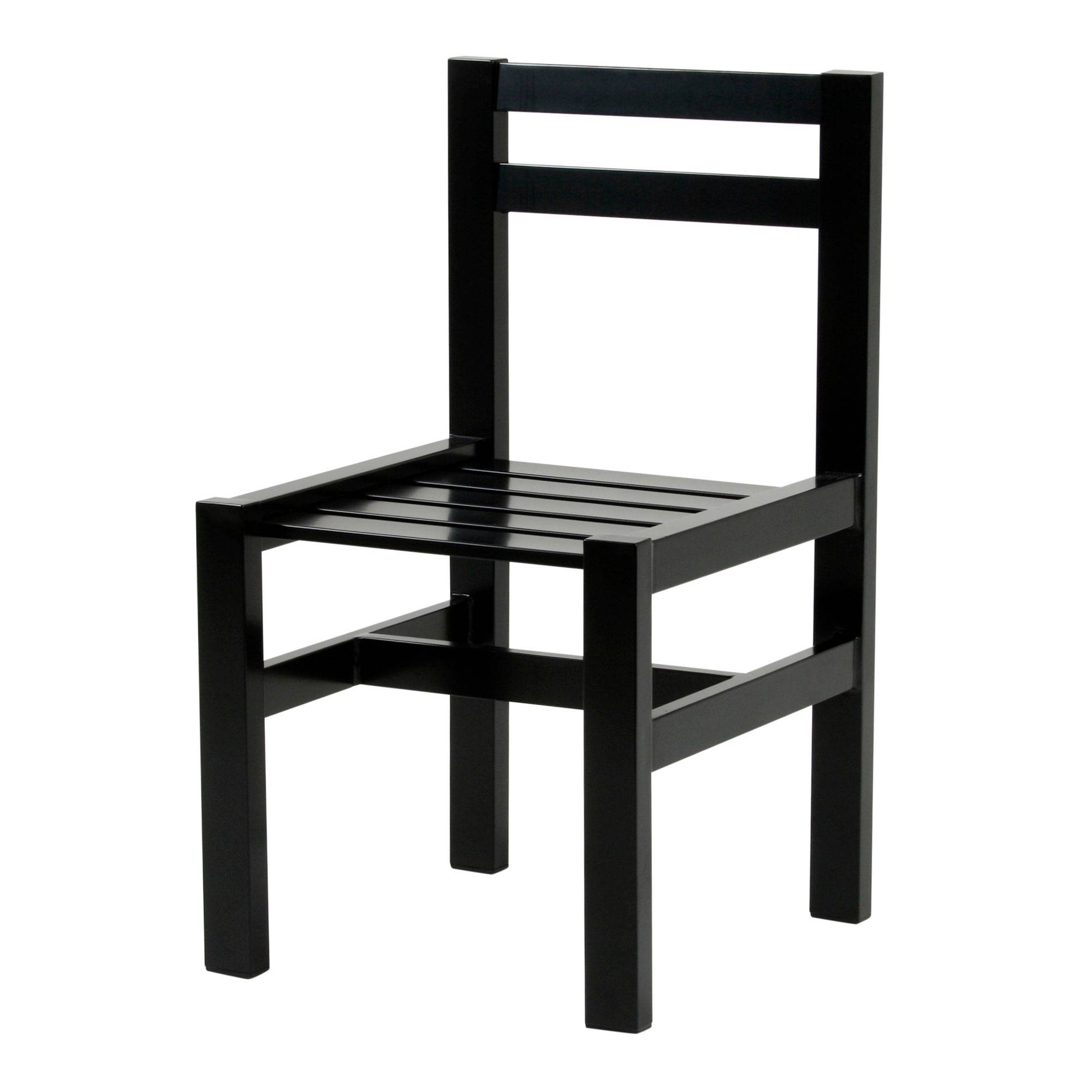 Fri Form - Stol - Aluminium Sort - Udendørs spisebordsstole - Elsa Stackelberg - Metal