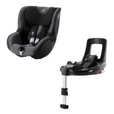 Britax Römer Barnstol Dualfix 3 i-Size Graphite Marble inklusive Flex Base iSENS