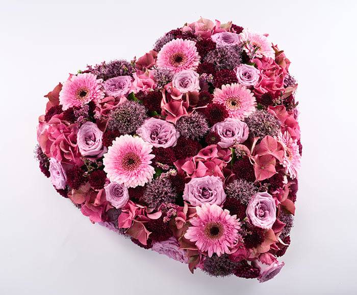 Blomsterhjerte, floristens valg.