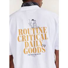 Saturday Oversized Auxiliary T Shirt | Organic Cotton | White - M
