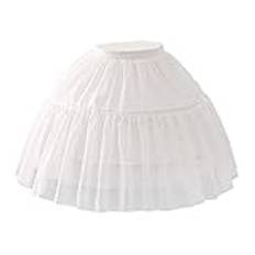 SOIMISS 1 St Väska Tutu Underkjol Underklänning i Tyll Underkjol Kort Lolita Cosplay Underkjol Justerbar Underkjol Bubbel Kjol Liner Livlig Underkjol Midja Tyg Vit Fiskben Kvinnors