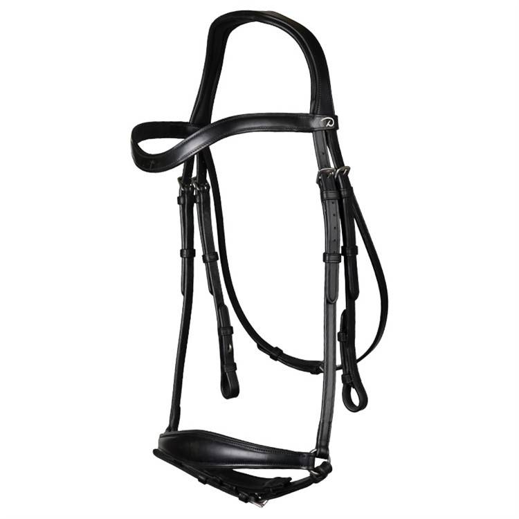 Dyon Träns Remontnosgrimma Dressage Collection - Svart - Cob