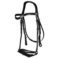 Dyon Träns Remontnosgrimma Dressage Collection - Svart - Cob