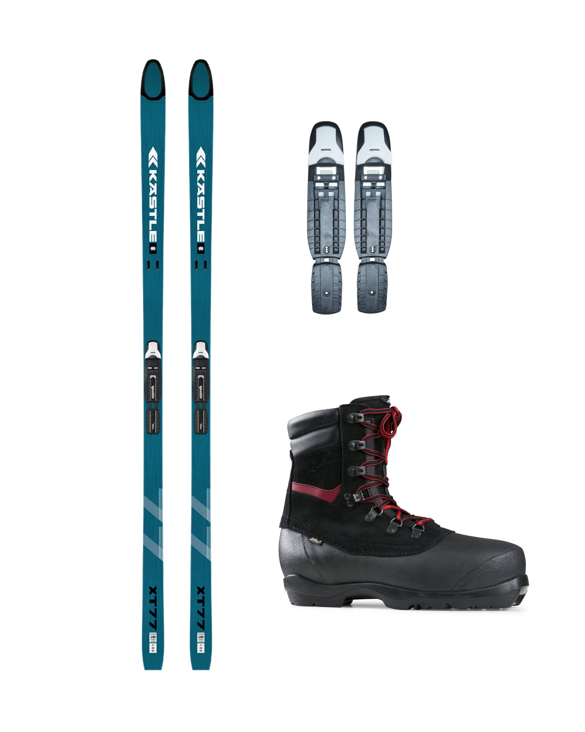 Kästle PAKET – XT77 Crown X-skin med BC-bindning och pjäxor