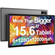 MESWAO 15,6 Zoll Tablet, MES-B3 Android 13 Großes Tablets mit IPS-Display, Helio G99 Octa-Core, 6GB RAM+128GB ROM(1TB TF) Tablett, 12000mah, BT5.0, 2.4G/5G WiFi, 32MP Kamera