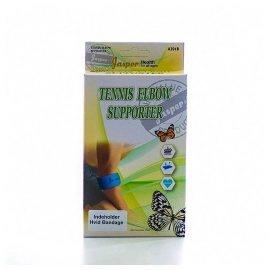 Jasper Tennisalbue Bandage hvid One Size - 1 stk