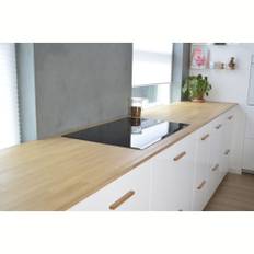 Bordplade, massiv eg, 26 x 610 x 3020 mm (På lager i butik)