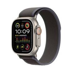 Apple Watch Ultra 2 GPS + Cellular, 49mm Titanium Case with Blue/Black Trail Loop - S/M - Fyndvara