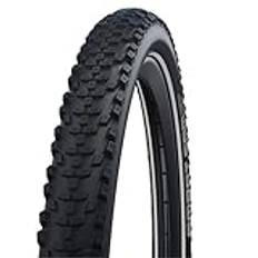 Schwalbe Smart Sam Plus Performance DD, GreenGuard-däck, svart/reflekterande, 26 x 2,25 (57-559)