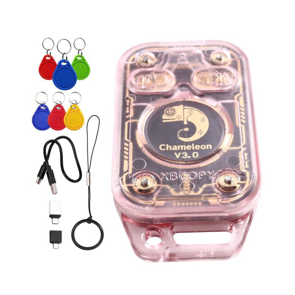Chameleon V3.0 RFID Chip Reader Card Emulator+3XUID/CUID Keychain ID IC Tag Copyer NFC Reader Writer