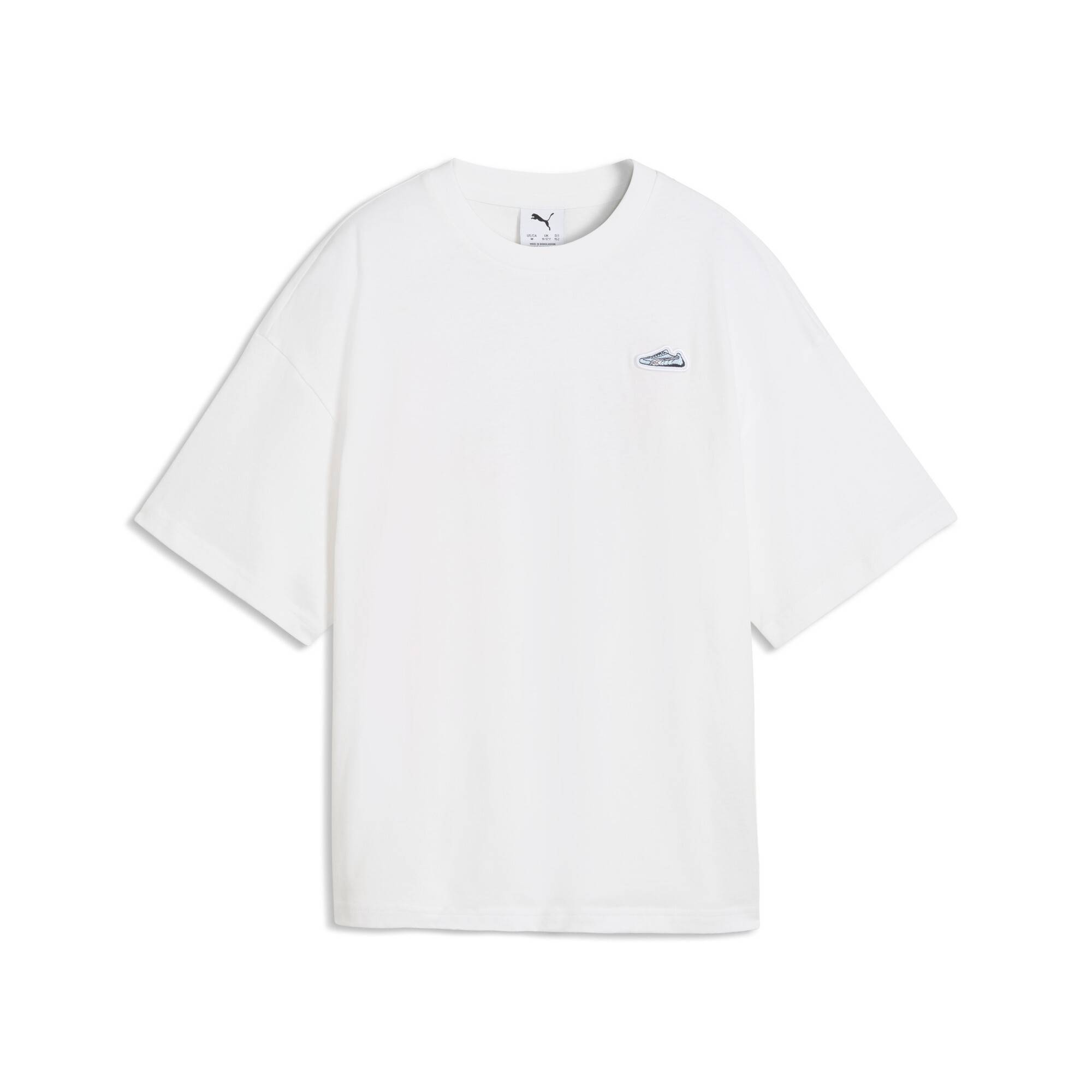 PUMA Graphics Speedcat Oversized Tee Youth, Shop, White, 9-10Y