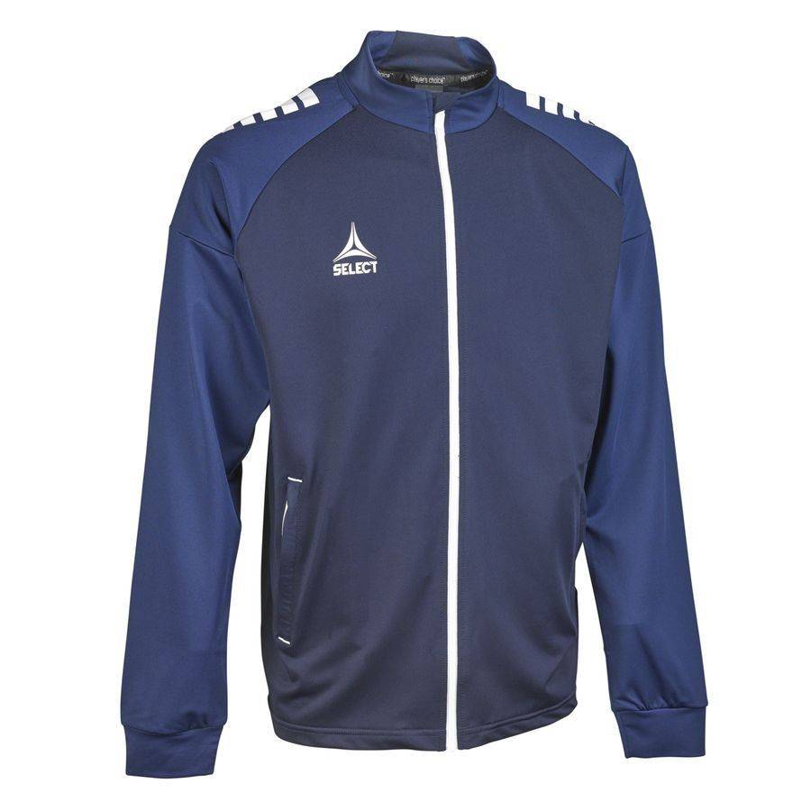 Select Zip Jacket Spanien - Navy/vit Barn - ['Blå'] (8 years)