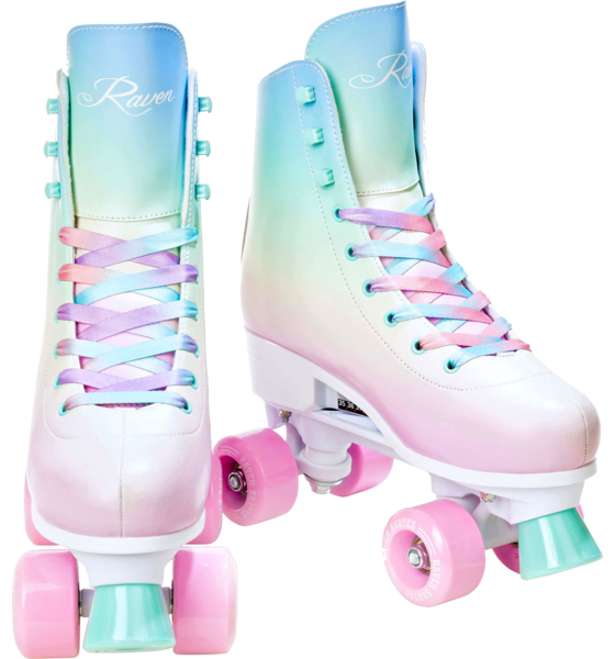 Raven Lexie Rullskridskor Inlines Blå/gul/rosa - 35-38