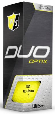 Wilson Staff Golfbollar Duo Optix Gul (1st 3-pack)