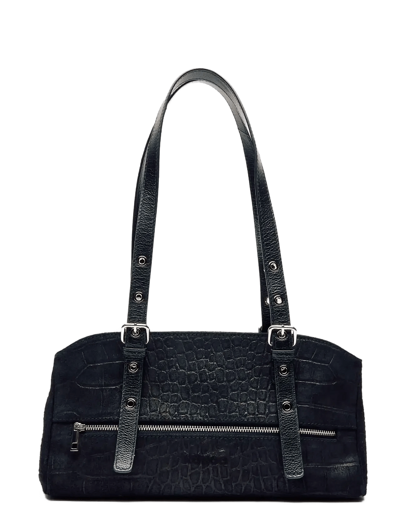 Nunoo Hazel Scale Suede Black - Black - One Size