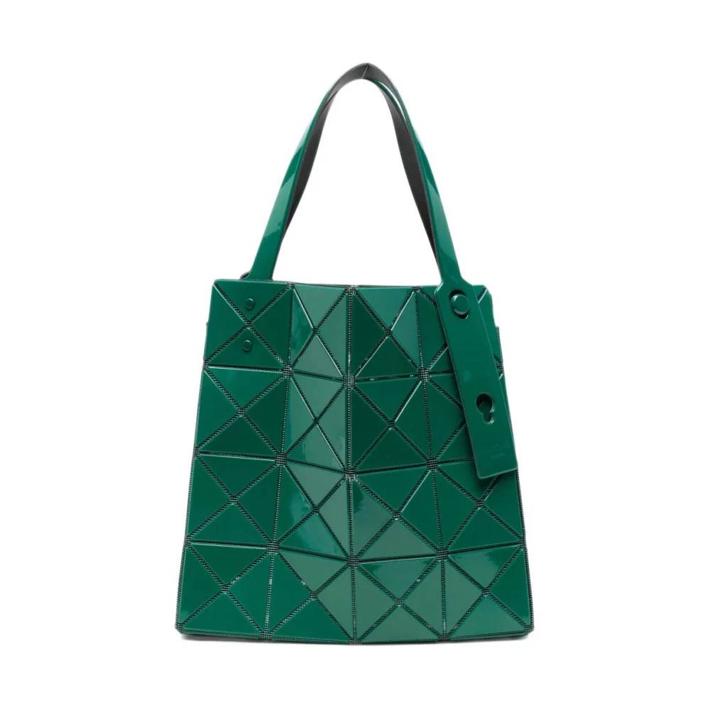 Issey Miyake Carat Large Håndtaske - Tasker - Dame - Grøn - ONE SIZE - Læder