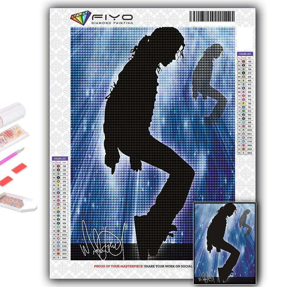 Diamond Embroidery World Superstar Michael Jackson 5D DIY Diamond Painting Cross Stitch Rhinestone