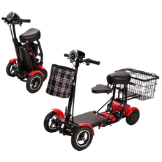 Electric folding scooter for the disabled Elderly disabled people electric scooter 250W dual motor