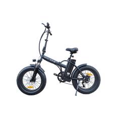 Elcykel Fatbike Eco Zone Svart + Lås