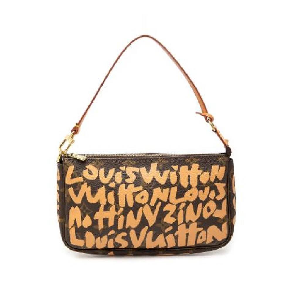 Louis Vuitton Vintage Pre-owned Pochette Accessoires - Vintage - Dame - Brun - ONE SIZE - Læder