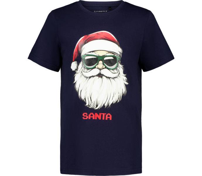 Santa JR t-shirt, DK BLUE, Barn, 146-152