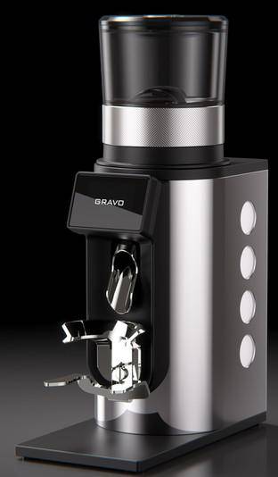 Rocket Espresso Gravo 63 GbW espressokværn med 63 mm flade kværnskiver, touchskærm og variabel omdrejningshastighed