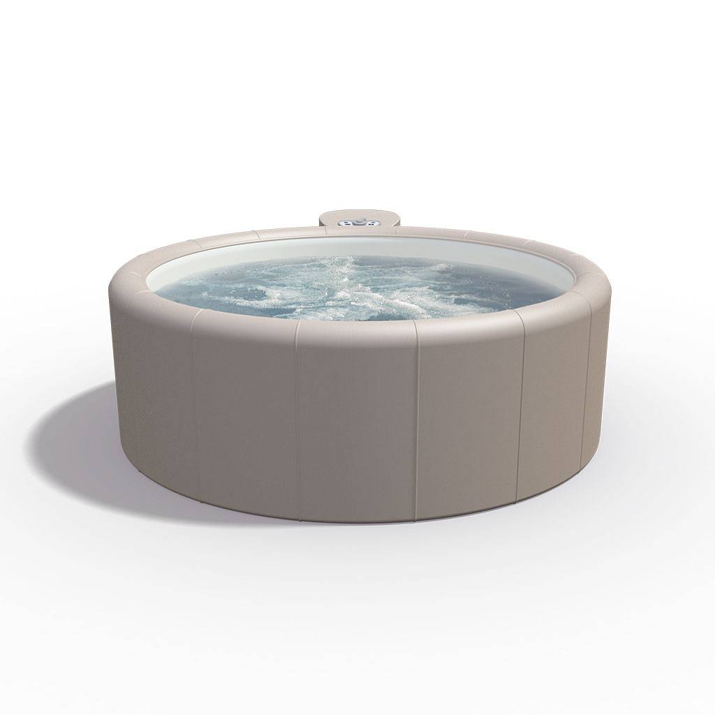 Softub Resort 300+, 5-6 personers spa - Taupe Syntex