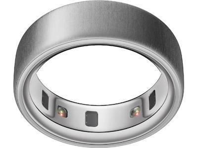 Oura Ring 4 Smart Ring str. 6 (borstad silver)