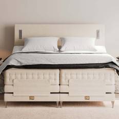 Mattsons Beds Lotus Ställbar Säng 160x200 Beige - Caleido Natur (160x200)