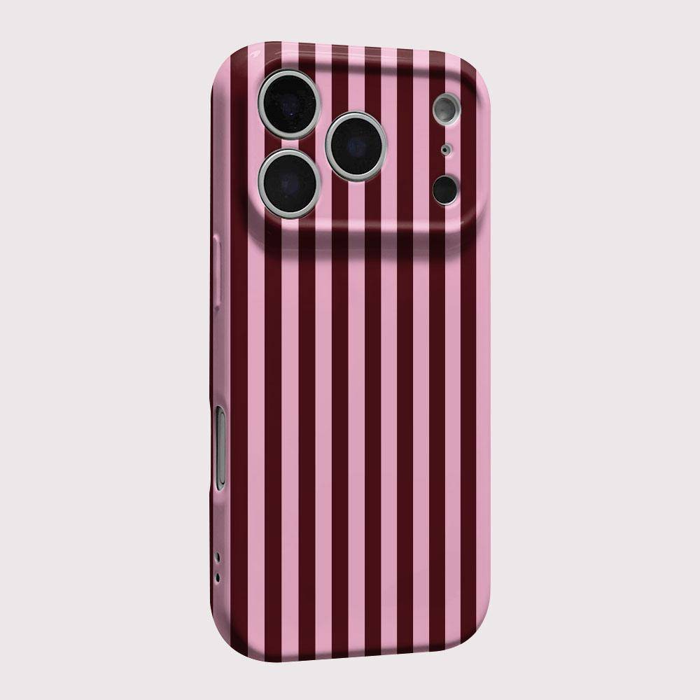 Lyxigt Clmj Swag Vertikala Ränder Fodral för Oppo Reno14 Reno13 Reno12 Reno11 Reno10 F Z T SE Pro 4G 5G Glansig Film Hård PC