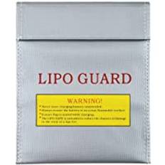 ICQUANZX LiPo Guard Bag Lipo batteriminne LiPo Bag säkerhetsväska Lipo Battery Bag Lipo batteriminne explosionssäker Lipo Safe Bag 235 x 65 x 180 mm
