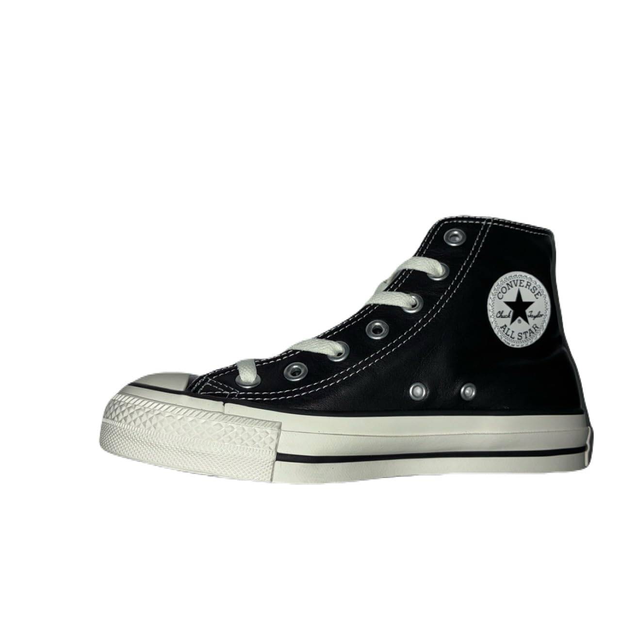 Converse All Star Olivgrön Storlek cm (R) Sneakers, Läder, Höga, Svarta, 23,0 svart