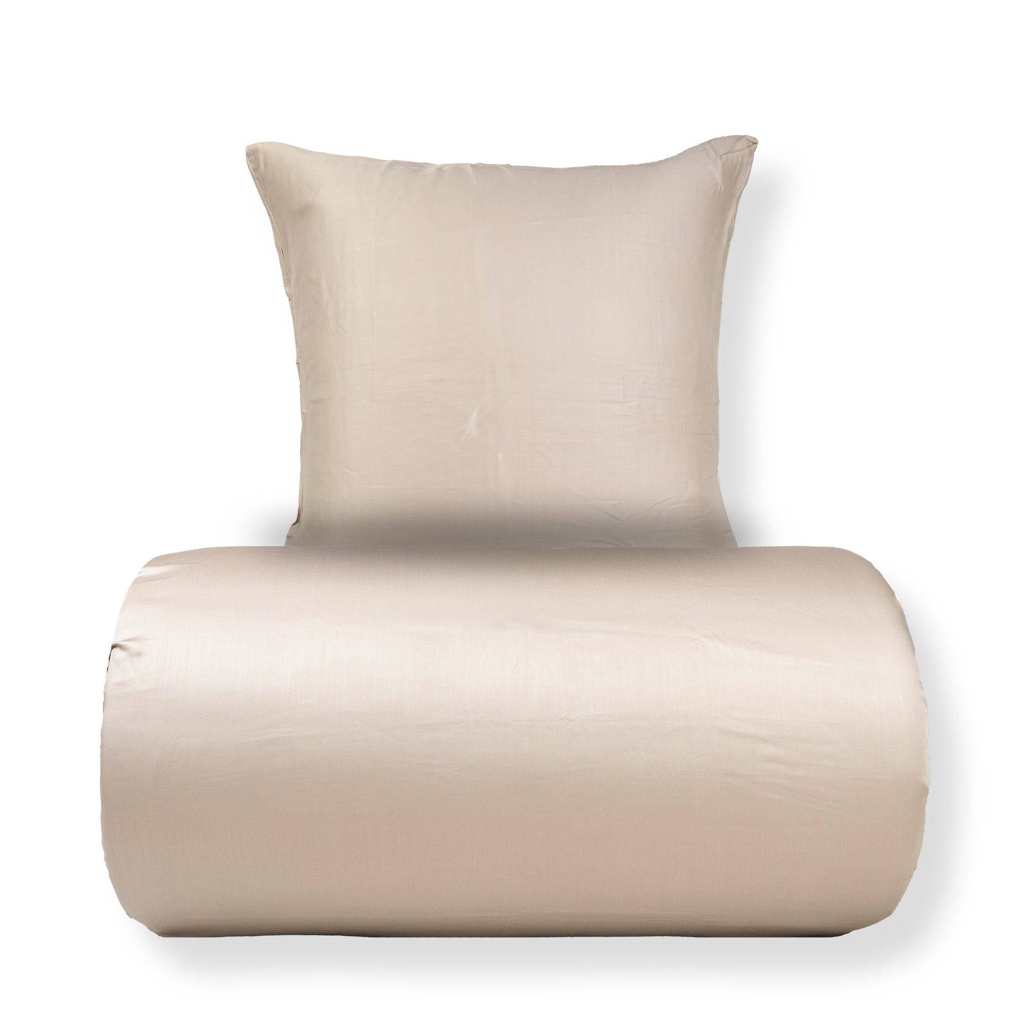 Bambus dobbelt sengetøj 200x220 cm - 100% bambus - Beige