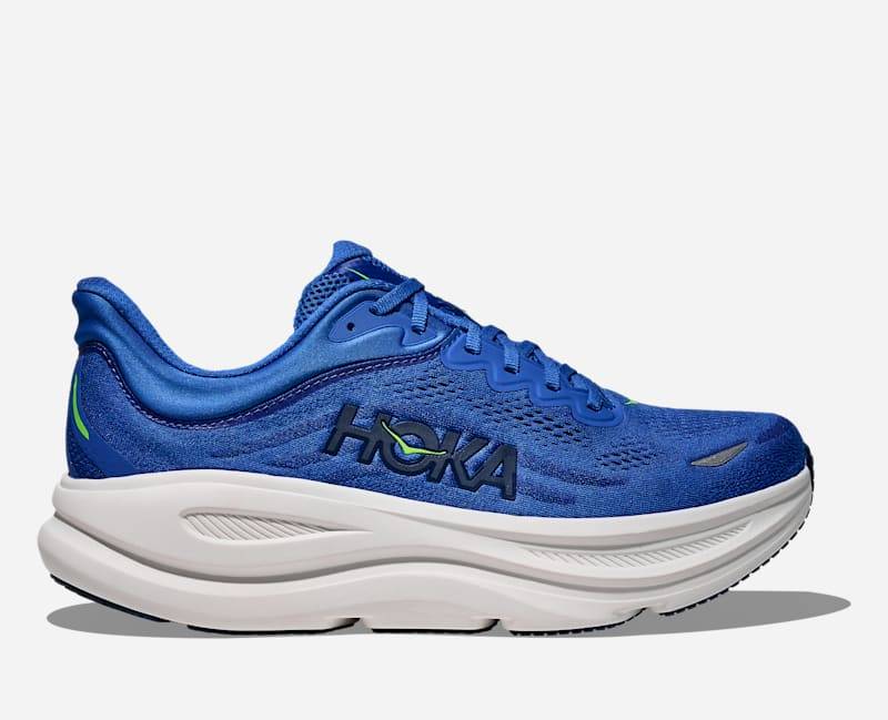 HOKA Bondi 9 Schuhe für Herren in Cobalt Blue/Ultramarine Größe 43 1/3 | Straße