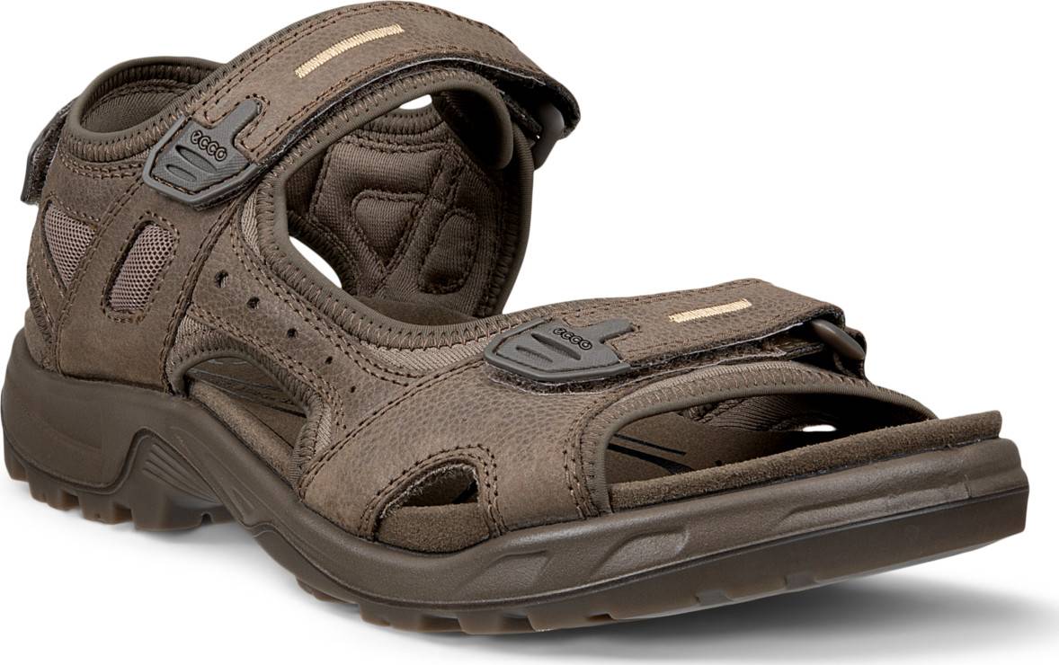 Ecco Men's Yucatan Sandal Dark Clay, 41