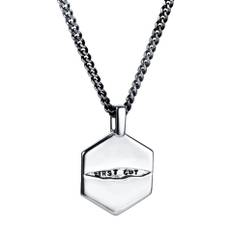 Efva Attling First Cut Pendant 60 CM - SILVER