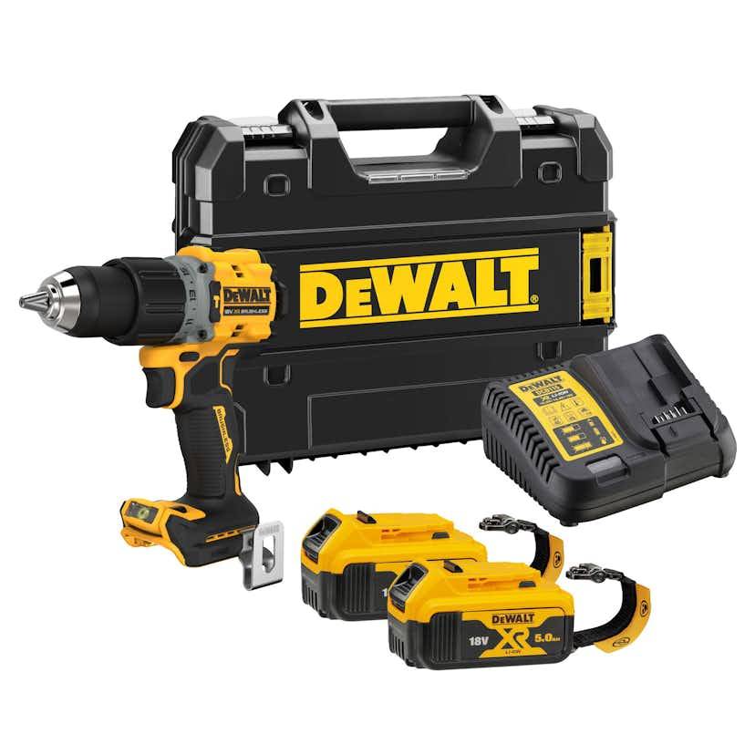 SLAGBORRMASKIN DEWALT DCD805P2LRT-QW 18V TSTAK 2X5AH
