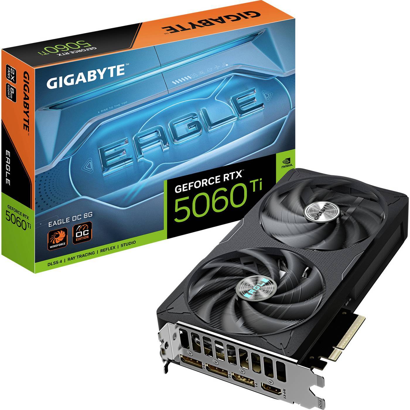 Gigabyte Grafikkort Nvidia GeForce RTX 5060 Ti GeForce RTX 5060 Ti 8 GB GDDR7 RAM