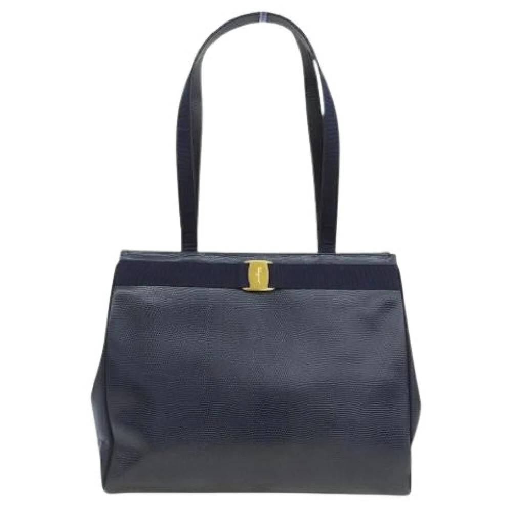 Salvatore Ferragamo Pre-owned - Pre-owned Läder Tote Bag Vintage - Dam - ONE Size - Läder