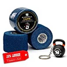 Premium Crosstraining-Weightlifting BLUELL-mattor, den är lång och slitstark sul mercato, testati nella nostra scatola con i nostri migliori atleti, Confezione da 3 st di colore blu