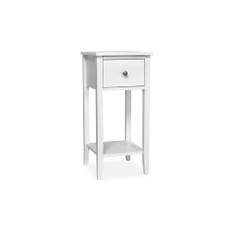 Nordic Home - Meia Sängbord Vit från Sleepo ((BxLxH): 35 x 35 x 75 cm)