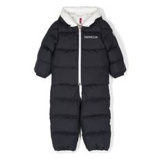 Moncler Enfant - Xola vadderat overall - barn - polyester/gåsdun/polyester/gåsfjädrar - 9-12 mths - Blå
