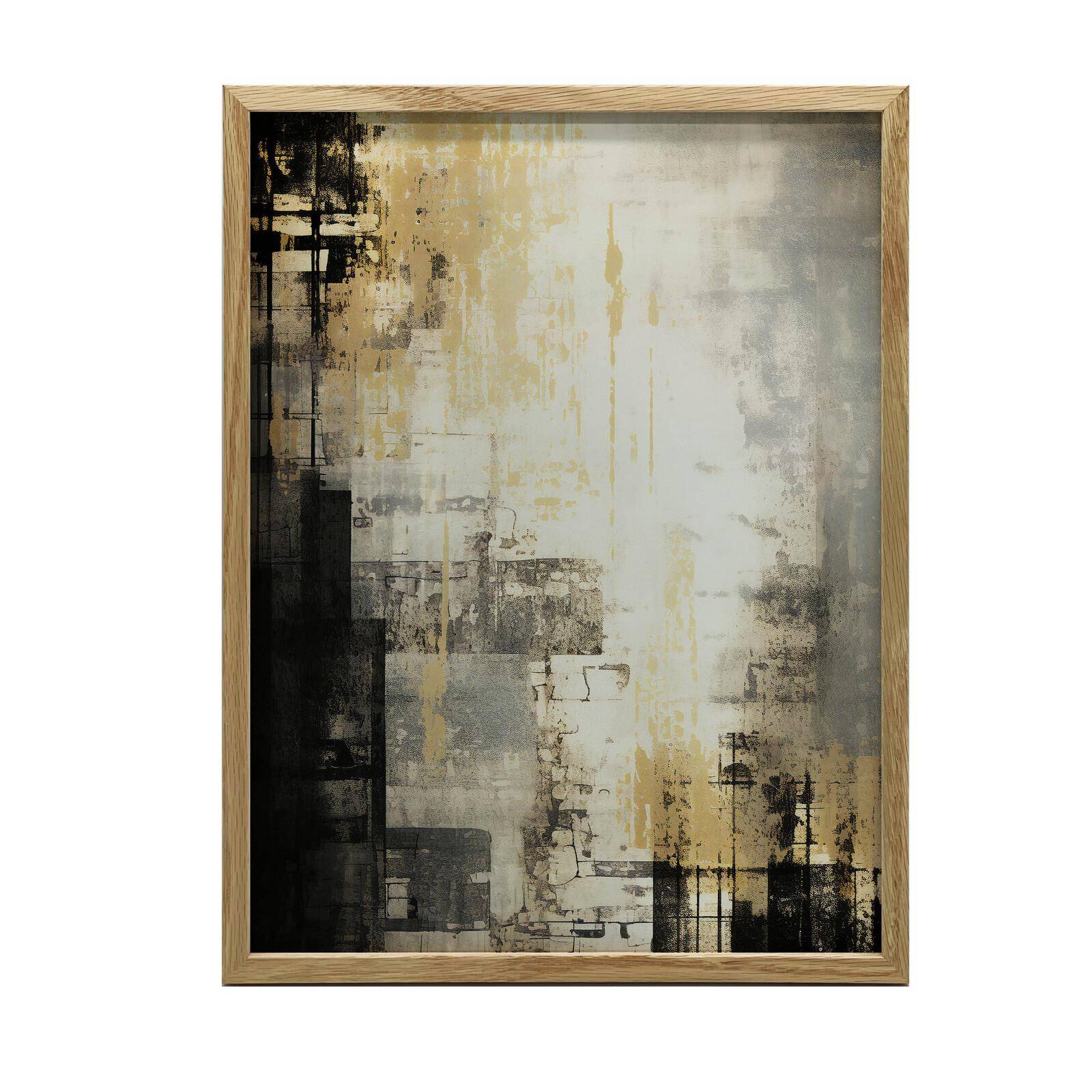 Gyllene Klimat i Nutiden Gyllene Klimat i Nutiden, 50X70 Cm, Utan Ram, Premiumduk På Spännram 54